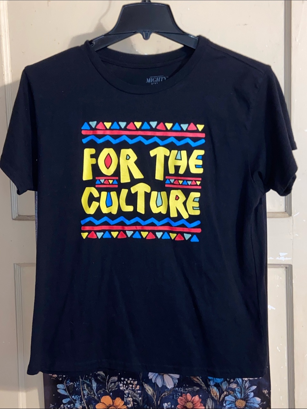 FOR THE CULTURE Mighty Fine Black 
T-Shirt